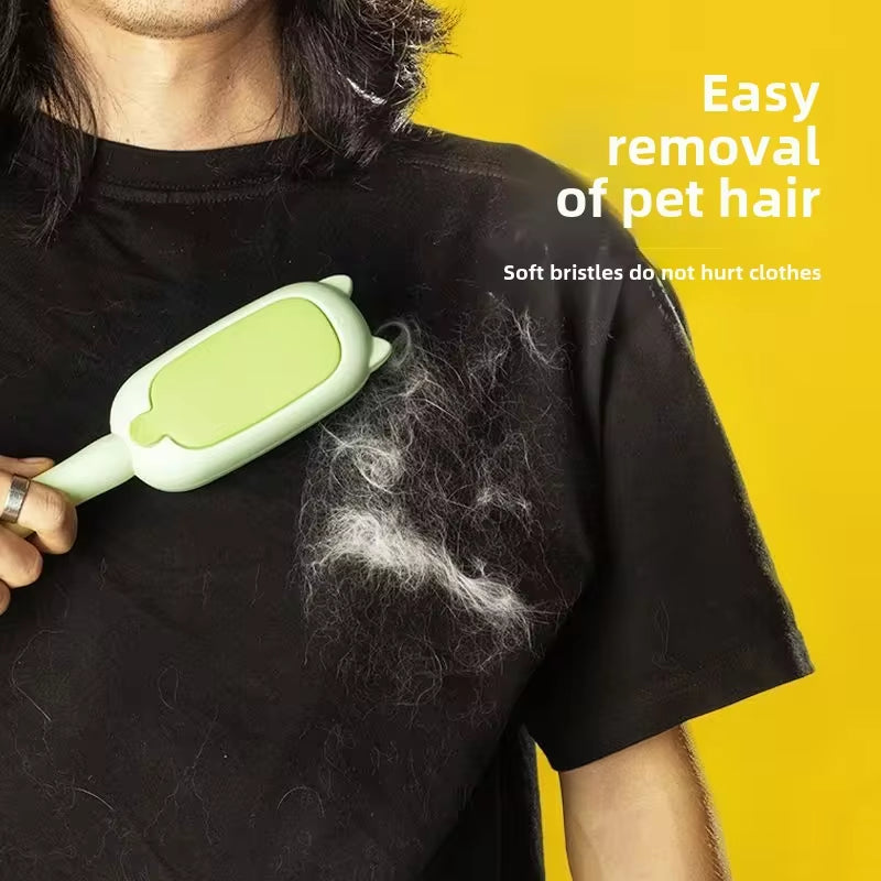 Effortless Pet Hair Removal: Electrostatic Multi-Purpose Brush for Cats and Dogs