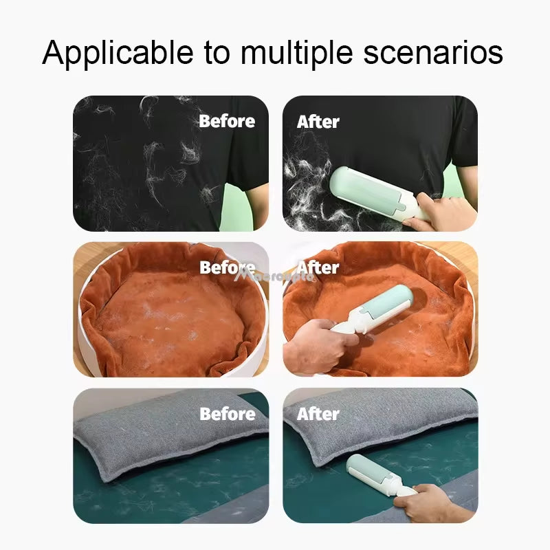 Effortless Pet Hair Removal: Electrostatic Multi-Purpose Brush for Cats and Dogs